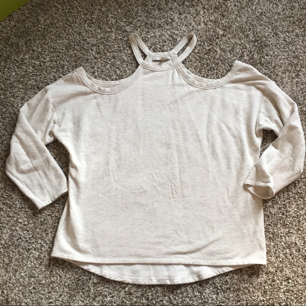 Super Soft Express Cold Shoulder Sweatshirt